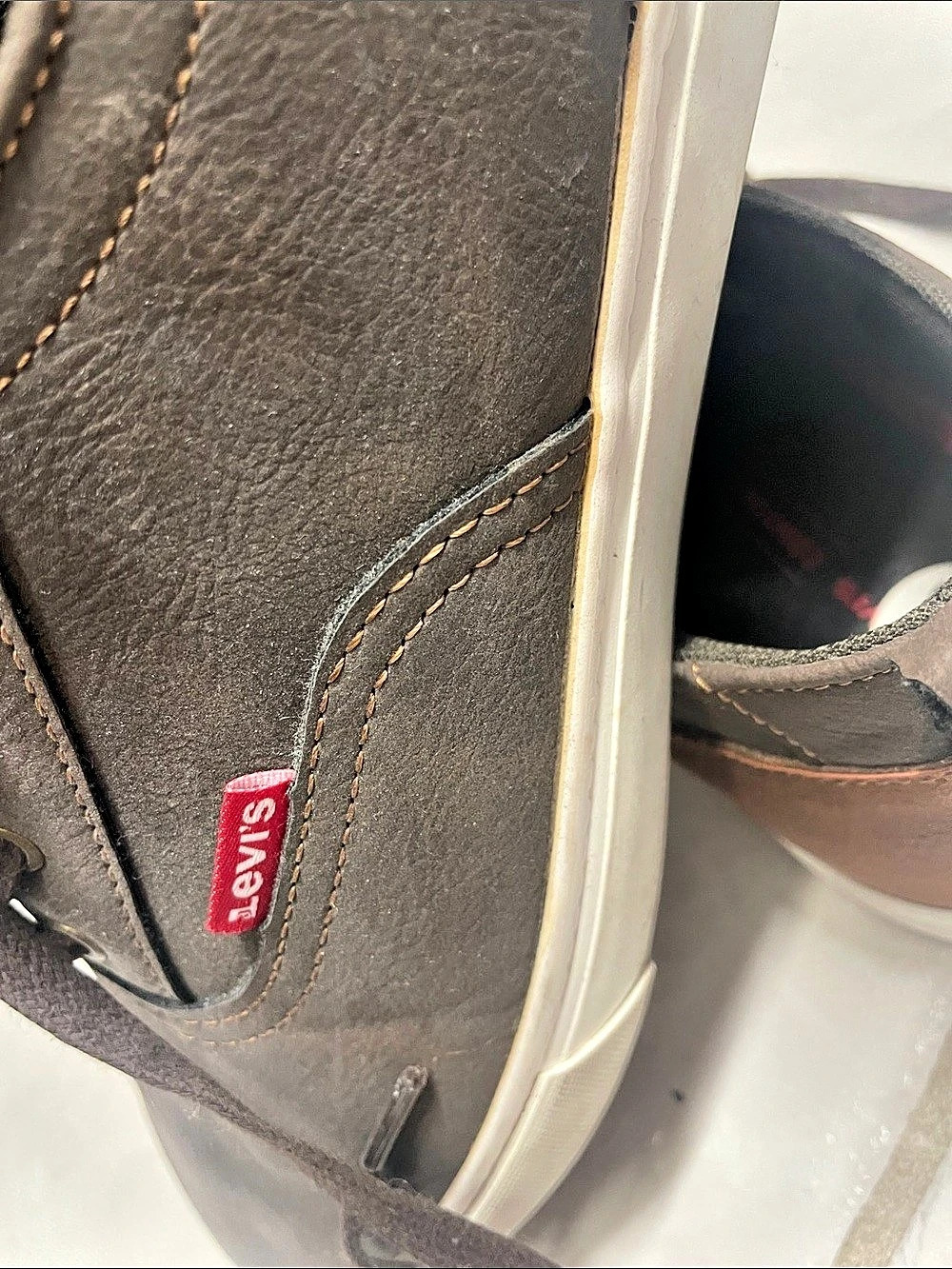 Levi's Drive Lo CBL Men's Brown Sneakers US 9.5 - Picture 6 of 7